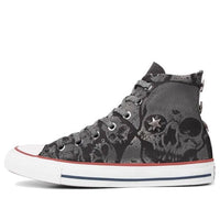 Converse Chuck Taylor All Star Skull Tattoo High Top Gray White 165779C