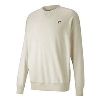 PUMA Athleisure Casual Sports Round Neck Creamy White 599173-85