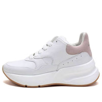 (WMNS) Alexander McQueen Oversized Runner Sneakers 'White Pink' 586409WHRUB9182