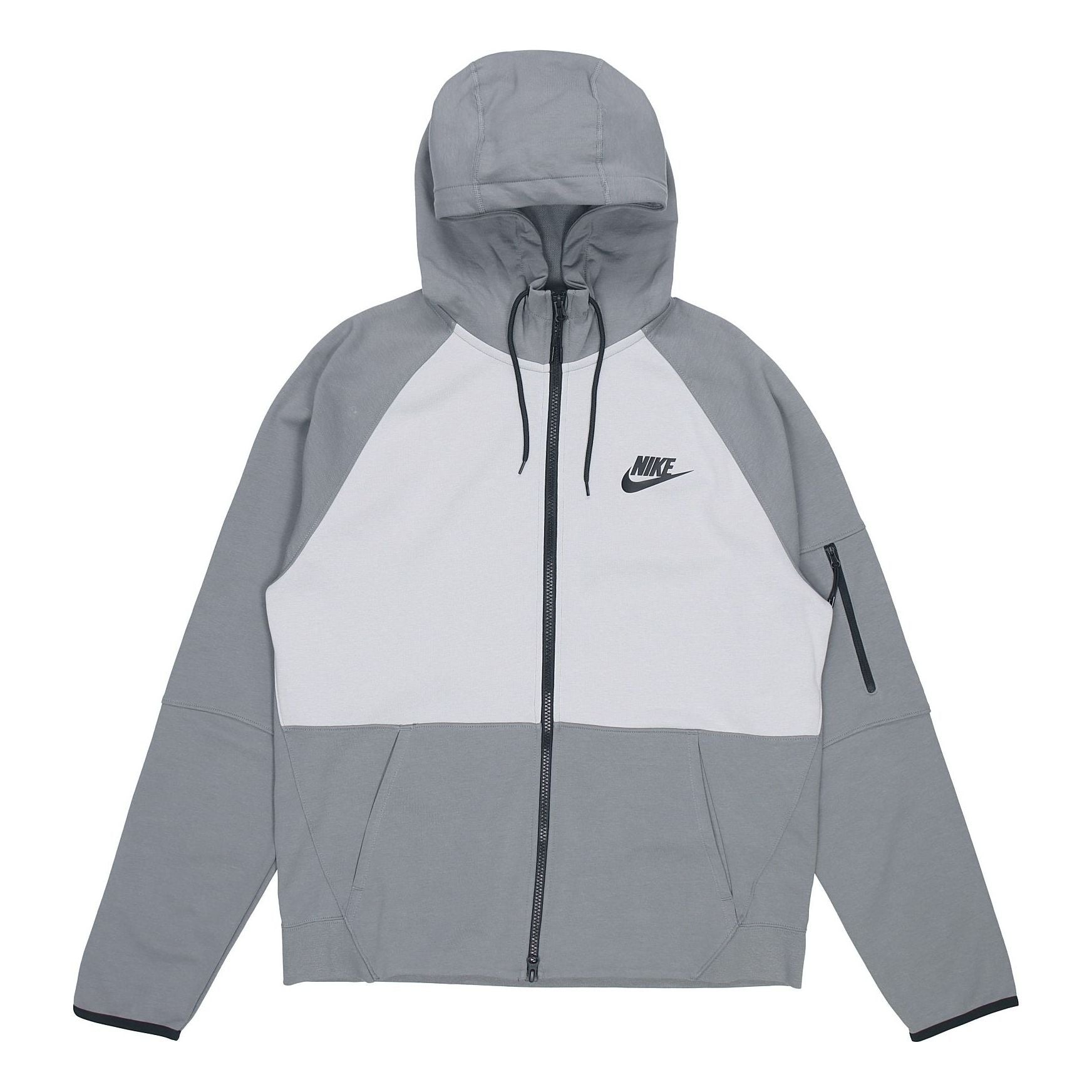 Men's Nike Tech-Pack Zipper Drawstring Hood Casual Jacket Gray DD5285-077