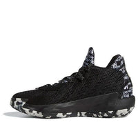 (GS) adidas Dame 7 J Black/White FY1871