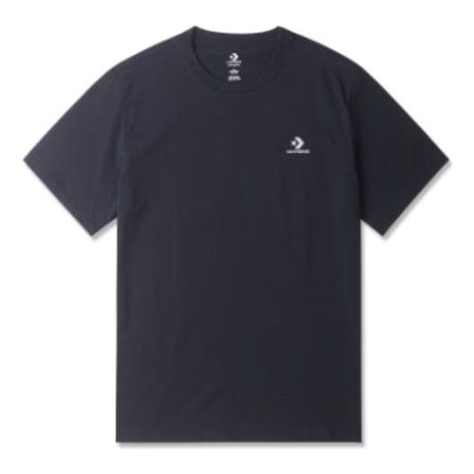 Converse Go-To Embroidered Star Chevron Standard-Fit T-Shirt Asia Sizing 'Black' 10023876-A01