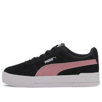 (PS) PUMA Carina Casual Board Shoes Black/Pink/White 370533-05