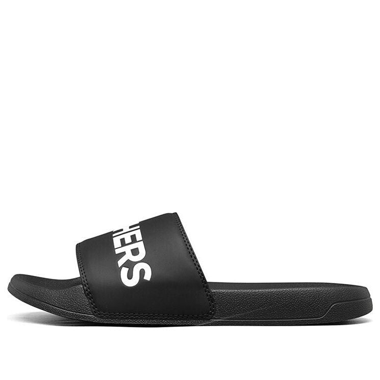 (WMNS) Skechers D Lites Slippers Black 8730046-BLK
