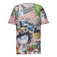 DIOR Technology Mesh Cloth Printed For Men Multi-color 943J640C-0049-970