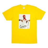 Supreme FW16 Gucci Mane Tee Yellow Character Printing Short Sleeve Unisex SS18-0228