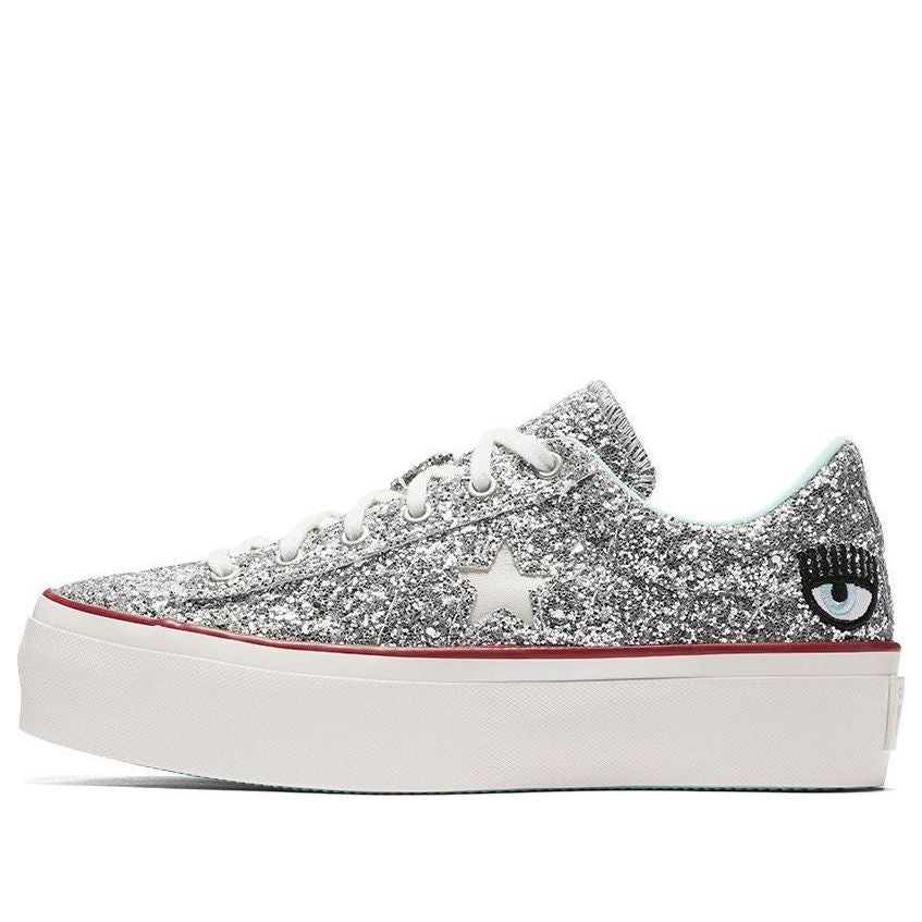 (WMNS) Converse Chiara Ferragni x One Star Platform Ox 'Glitter' 562027C