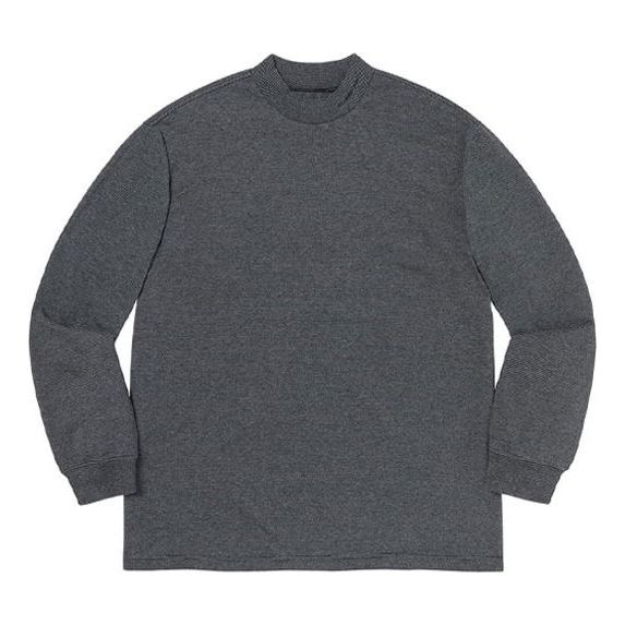 Supreme FW19 Week 15 Micro Stripe Mock Neck Tee SUP-FW19-10808