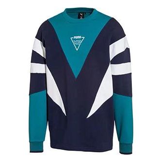 PUMA x XO Unisex Homage To Archive Round-neck Sweatshirt Blue 578539-06