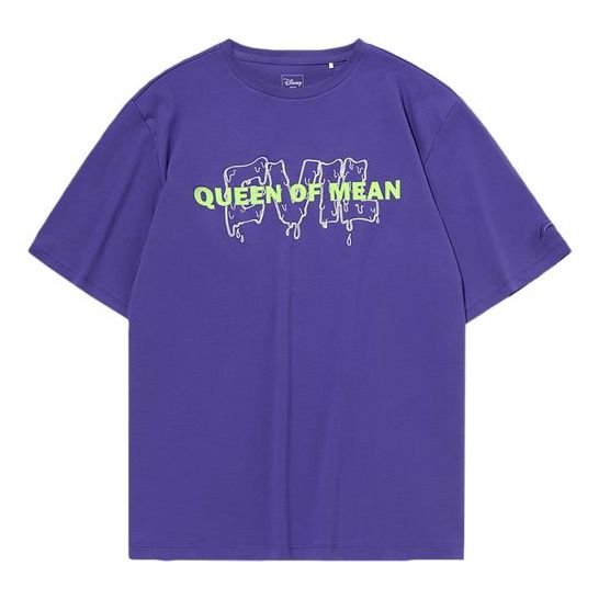 Li-Ning x Disney Subject Printing Short Sleeve Purple AHSQ372-4