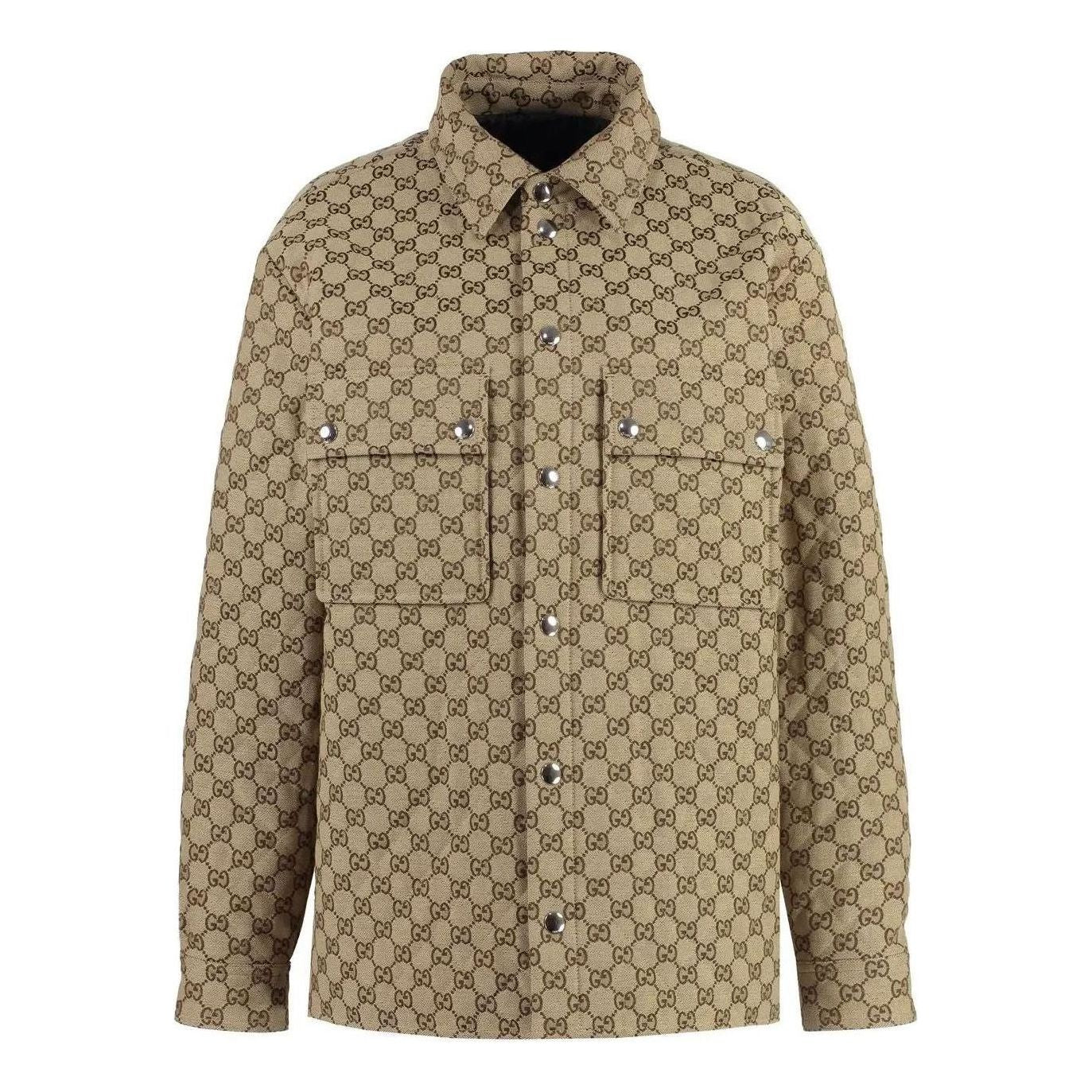 Gucci GG Canvas Shirt 'Beige Ebony' 762162-ZAPKE-2190