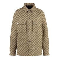 Gucci GG Canvas Shirt 'Beige Ebony' 762162-ZAPKE-2190