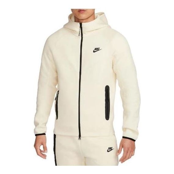 Nike Sportswear Tech Fleece Hooded Jackets Asia Sizing 'Coconut' FB7922-113