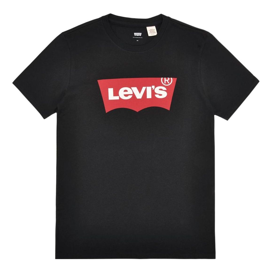 Men's Levis Classic Logo Printing Short Sleeve Black 17783-0137