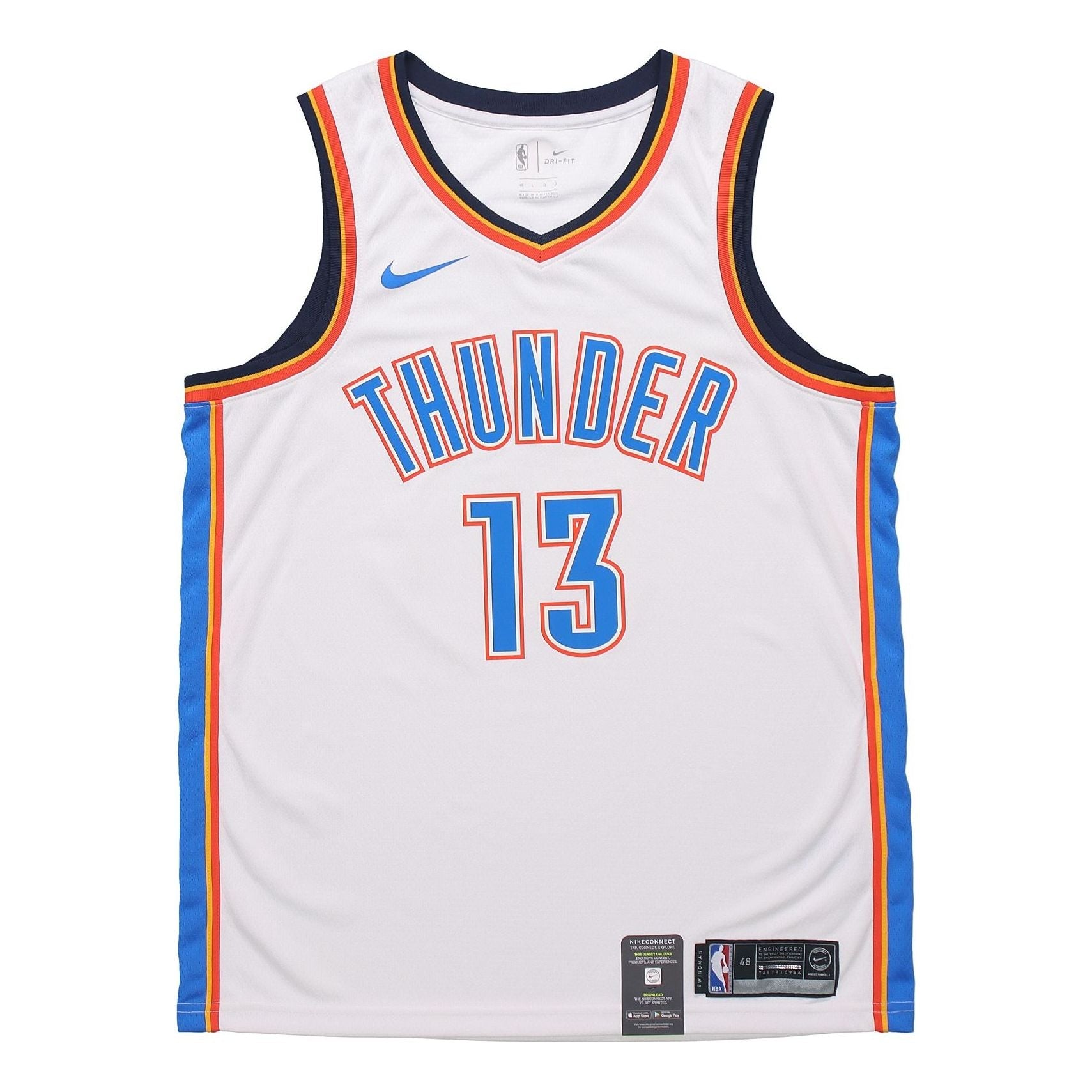 Nike Paul George Association Edition Swingman Oklahoma City Thunder White 864437-104