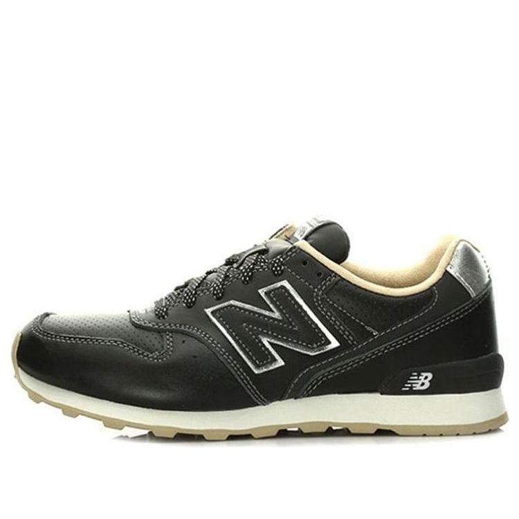 (WMNS) New Balance 996 Series Sneakers Black/White/Brown WR996EBL