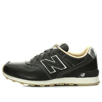 (WMNS) New Balance 996 Series Sneakers Black/White/Brown WR996EBL