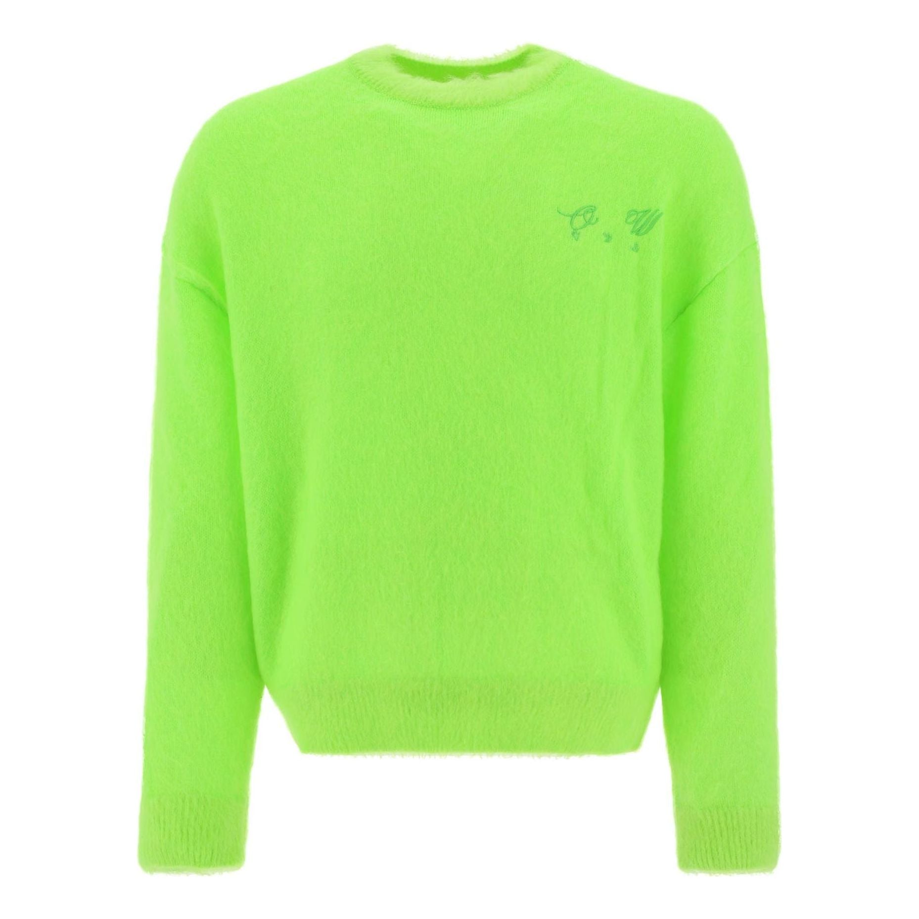 Off-White Logo-Embroidered Jumper OMHE137F22KNI0017070