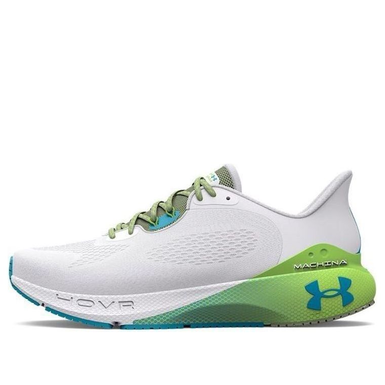 (WMNS) Under Armour HOVR Machina 3 'White Green' 3025667-100