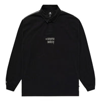 Converse x Awake NY Rugby Shirt Asia Sizing 'Black' 10026480-A01