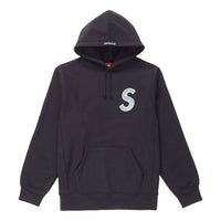 Supreme FW18 S Logo Hooded Sweatshirt Black Logo SUP-FW18-623
