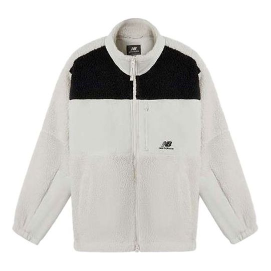 New Balance Lifestyle Cotton Warm Jacket Asia Sizing 'White Black' MDA35013-BEI