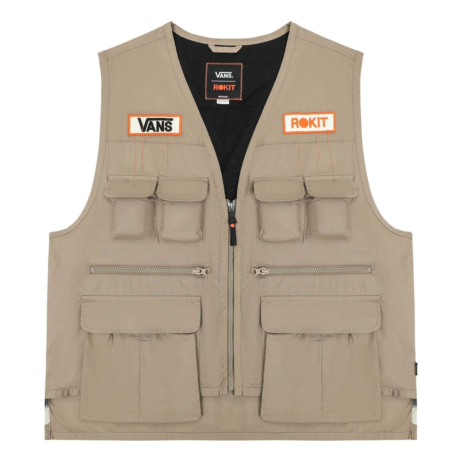 Vans x Rokit Waltonian Vest 'Khaki' VN0005XAKHK