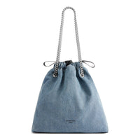 (WMNS) Balenciaga Crush Medium Tote Bag Denim 'Blue' 7429412AAYA4661