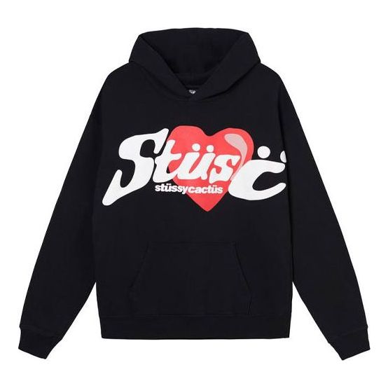 Stussy x CPFM Crossover Love Pattern Alphabet Long Sleeves Unisex Black 3923700