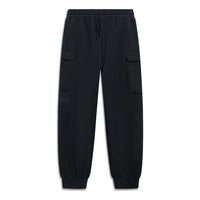 Li-Ning Counterflow Logo Cargo Sweatpants 'Black' AKLT531-2
