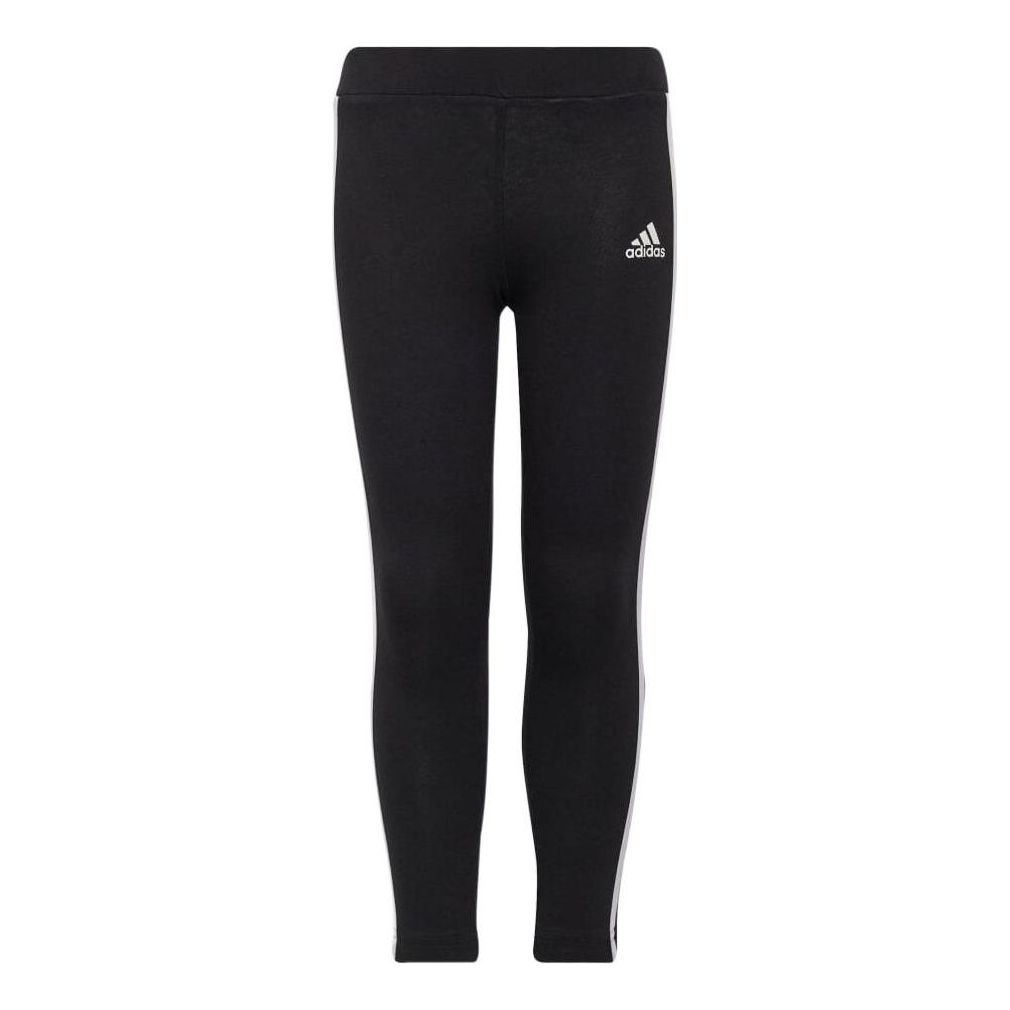 (GS) adidas Essentials 3-Stripes Tights Asia Sizing 'Black' H65800