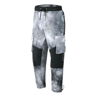 Men's Air Jordan Printing Loose Cargo Black Pants CU9057-100