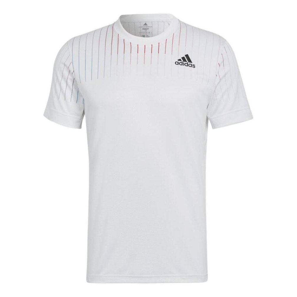 adidas Melbourne Tennis Freelift Printed Tee 'White' HA3344