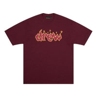 Drew House Lit Drew T-shirt 'Burgundy' DW-FW22-1223-16