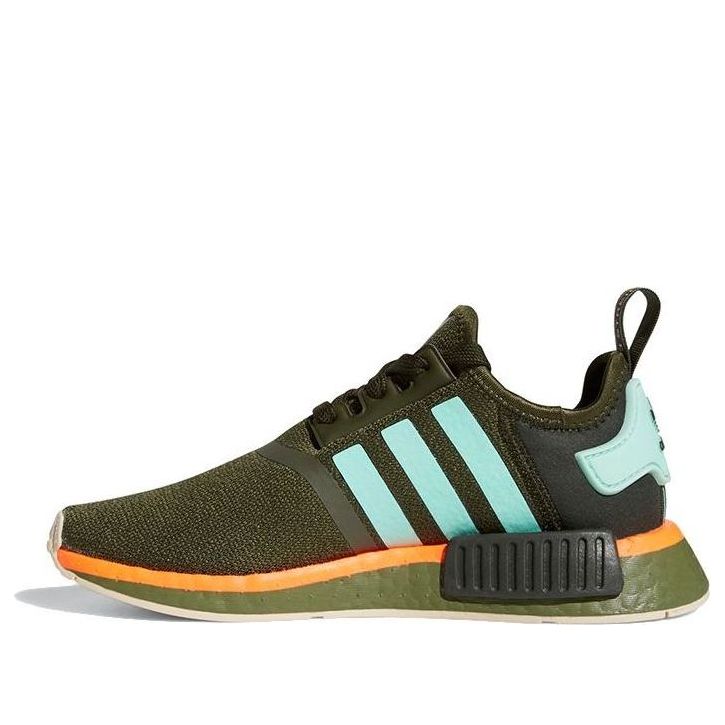 (GS) adidas originals NMD R1 J 'Green Blue' FY9394