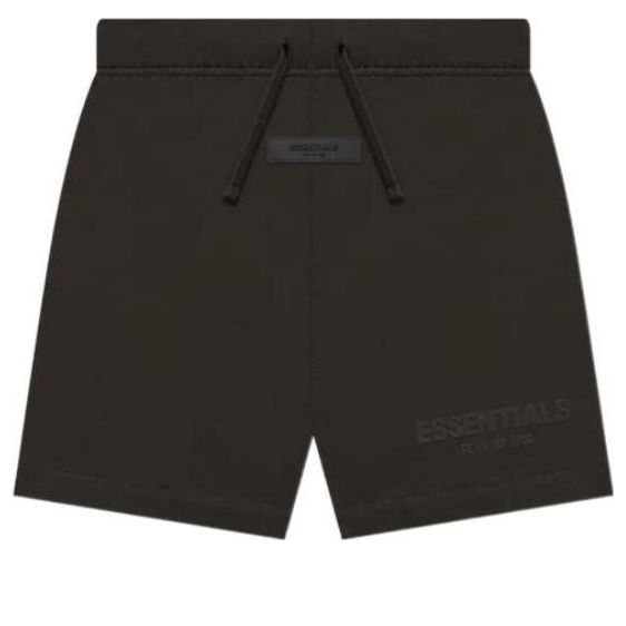 (PS) Fear of God Essentials FW22 Jersey Shorts 'Off Black' FOG-FW22-183