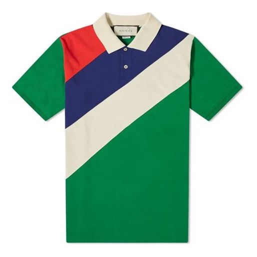 Gucci Olive Long Sleeve Polo Shirt For Men Green 623240-XJCGR-3310