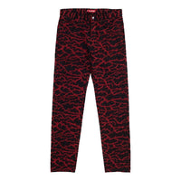 Supreme FW18 Thorn Jean Red Thorns Casual Pants Long Pants SUP-FW18-710