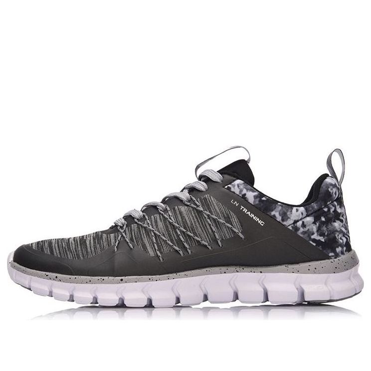 (WMNS) Li-Ning 24H Low Training Shoes 'Black Grey' AFHM042-2