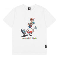 New Balance Graphic Logo T-shirt Asia Sizing 'White' AMT21553-WT