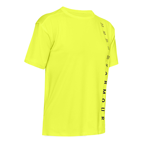 (WMNS) Under Armour Sport Training Sports Short Sleeve Yellow 1355703-786