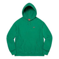 Supreme Small Box Hooded Sweatshirt 'Green Red' SUP-FW21-246