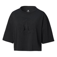 (WMNS) Converse All Star Series Alphabet Loose Short Sleeve Black 10020757-001
