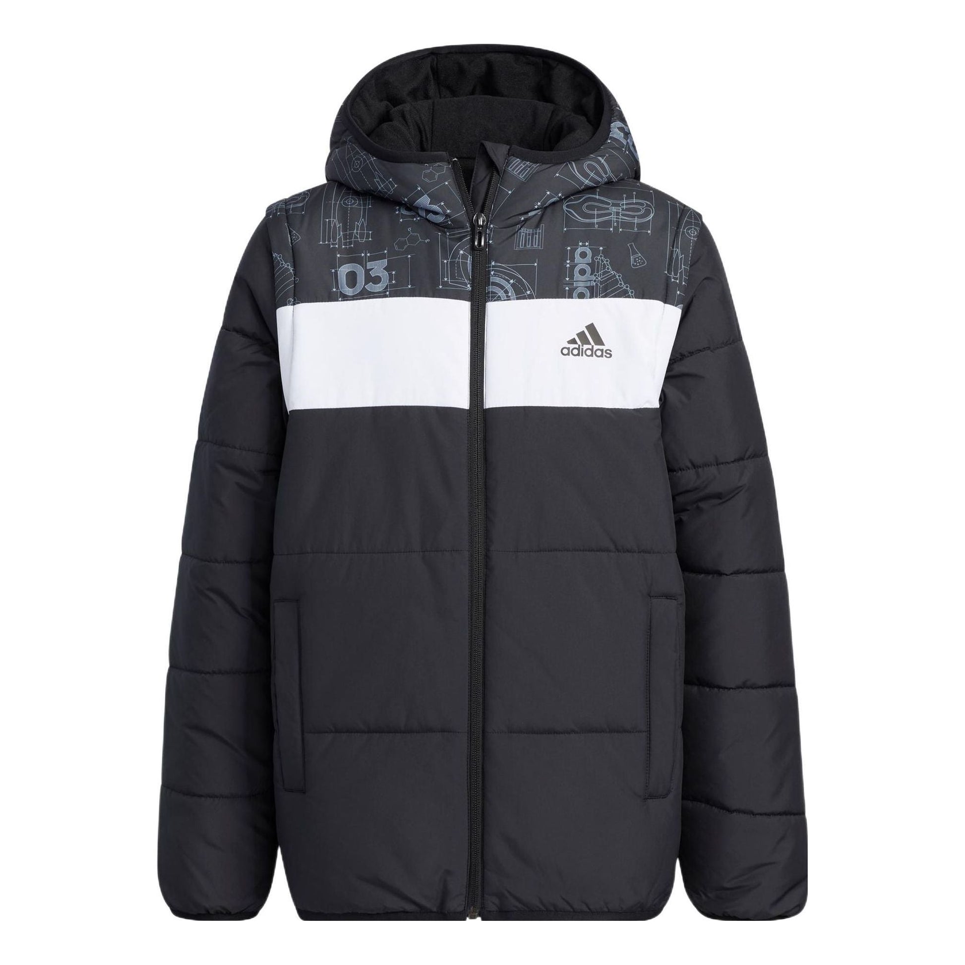 (GS) adidas Padded Jacket 'Black' HY0556