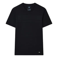 FILA Solid Color Casual Sports Round Neck Short Sleeve Black F11M132113F-BK