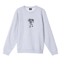 Stussy Warrior Crew Round Neck Unisex Gray WARRIOR-CREW118396
