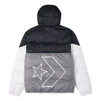 Converse Classic Casual Warm Hooded Down Jacket Asia Sizing 'Grey' 10023695-A02