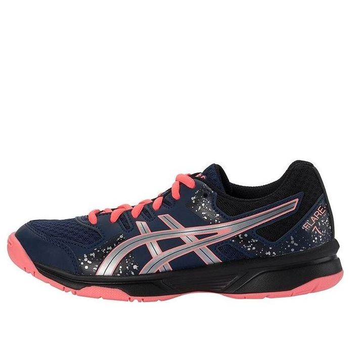 (GS) ASICS Flare 7 Running Shoes Blue/Pink 1054A008-400