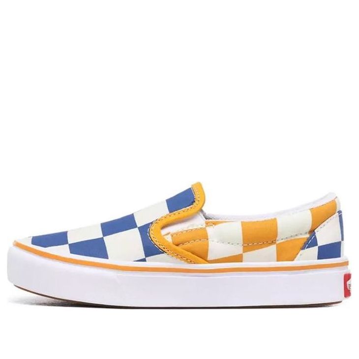 Vans Big Checker Comfycush Slip-On 'Yellow Blue' VN0A4UUBWIV