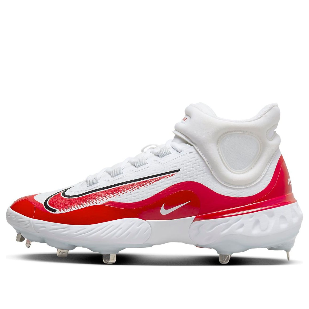 Nike Alpha Huarache Elite 4 Mid 'White University Red' FD2744-105